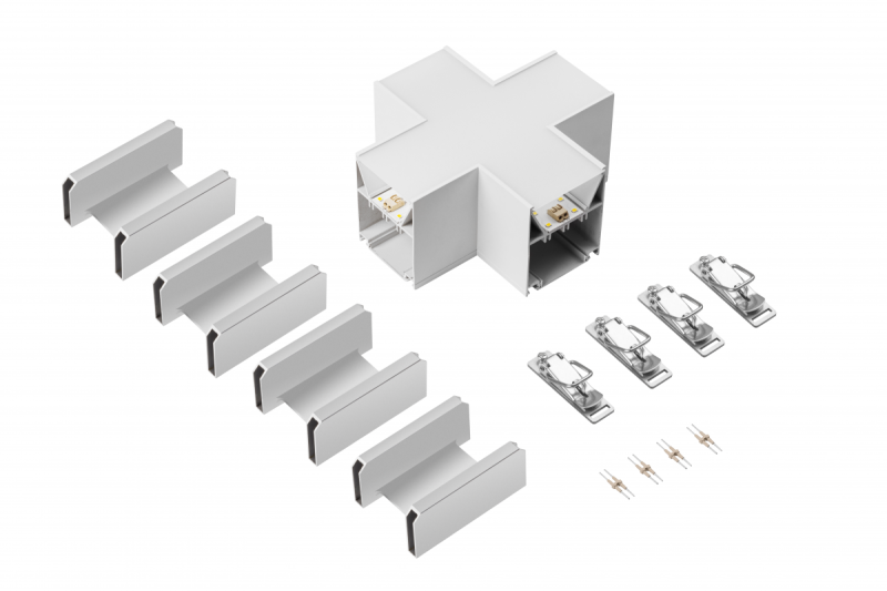 Conector + VINEA, LED, Blanco