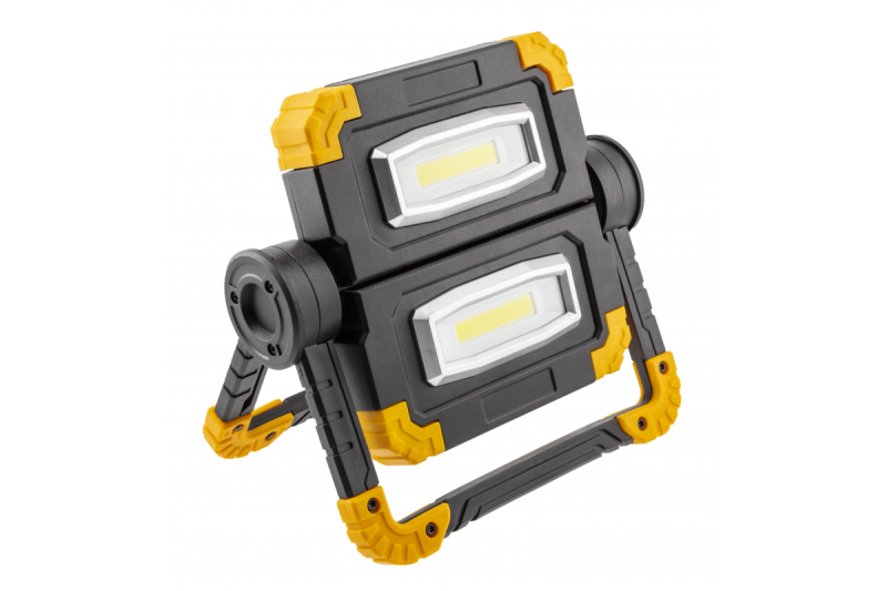 Foco LED WORKY, 2x10W COB, 1200lm, 6400K, Powerbank 5000mAh 5V 1A, USB-C, IP44