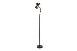 Lámpara de pie MOUSE, 0086, máx.250V, 50/60Hz, 1*E27, máx.25 W, IP20, diá.8 cm, negro/oro