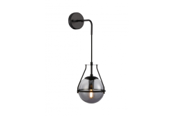 Aplique de pared DROP 4, 7325, AC220-240V, 50/60Hz, 1*E27, máx. 40W, negro
