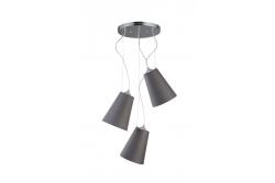 Luminaria de techo KASEL 3, 6229, AC220-240V, 50/60Hz, 3*E27, max.40W, prom. 46 cm, gris