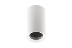 Luminaria de techo TIPO alum, 65X115, IP20, máx 50W, redonda blanca