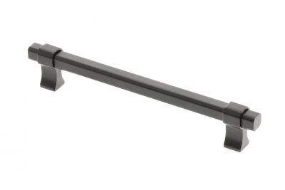 Furniture handle GTV IMPERIAL, C=160 mm, L=194 mm, ZnAl, matt black