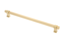 Manija de muebles GTV IMPERIAL, C=256 mm, L=290 mm, ZnAl, oro cepillado