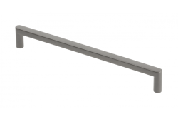 Manija de muebles GTV NYXA, C=192 mm, L=202 mm, ZnAl, grafito claro
