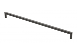 Manija de muebles GTV NYXA, C=320 mm, L=330 mm, ZnAl, negro mate