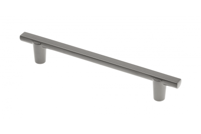 Soporte de muebles GTV RAY, C=128 mm, L=168 mm, ZnAl, grafito claro