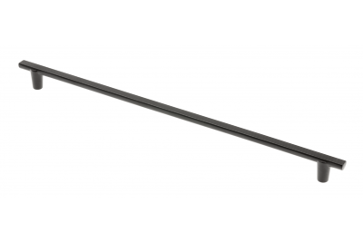Soporte para muebles GTV RAY, C=320 mm, L=360 mm, ZnAl, negro mate