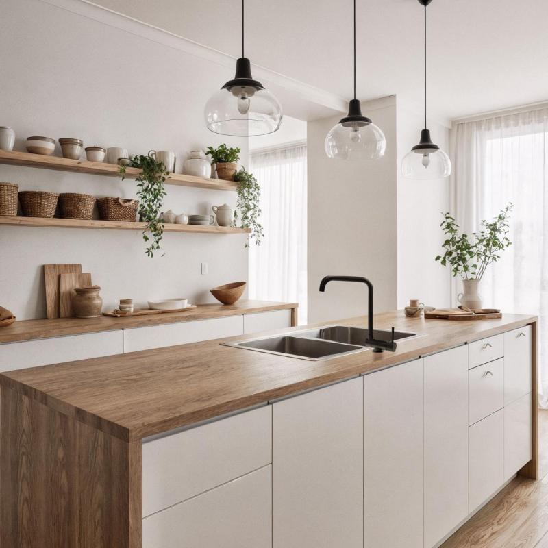 Graniteland Serenity grifo de cocina negro con caño plegable 1208969533