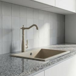 Grifo de cocina Graniteland Verve Beige arena con salida giratoria 1208969534