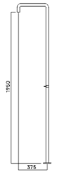 Waterevolution Flow columna de ducha con mezclador de acero inoxidable T146IE
