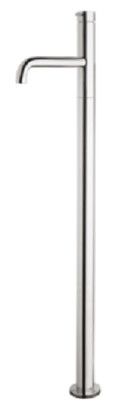 Waterevolution Flow grifo de bañera independiente gun metal T134GME