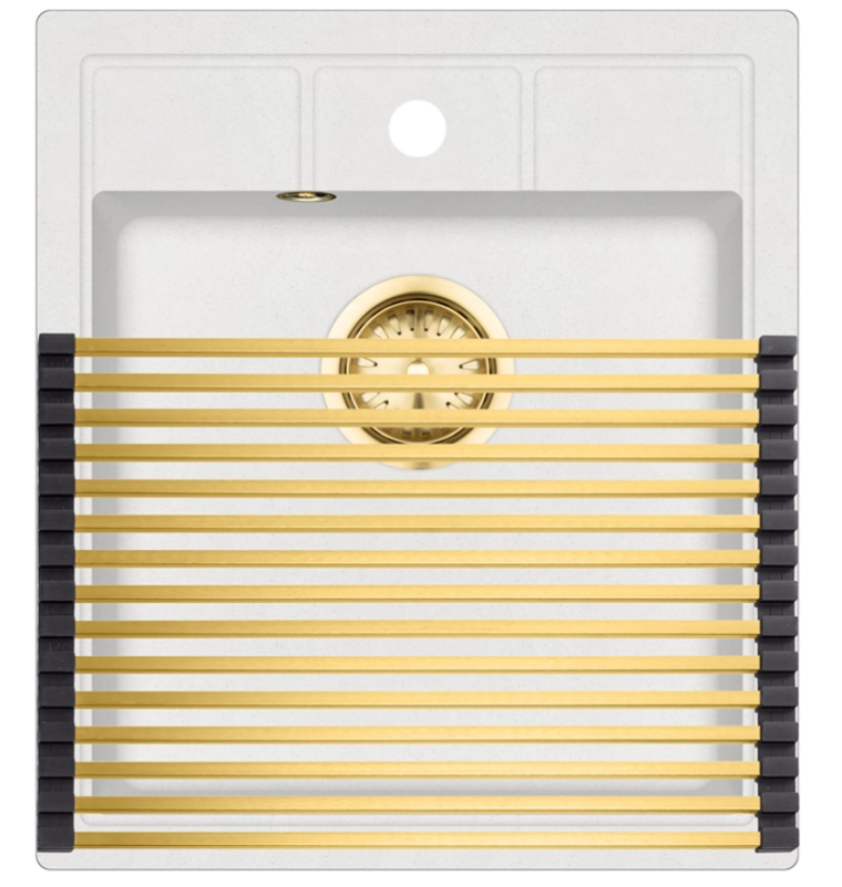 Ausmann Turt Goud Rolmat sobre y para el fregadero 28x45 cm 1208969725