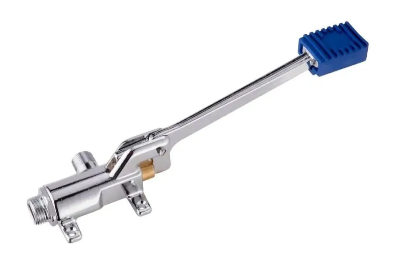 PB Pedal Line Pedal de pie cromado para montaje en suelo o en pared 1208969729