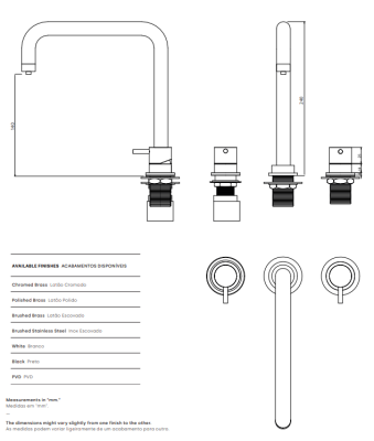 Waterevolution Flow 3-hole angled kitchen faucet with swivel spout and filtered water connection brass T152HLE