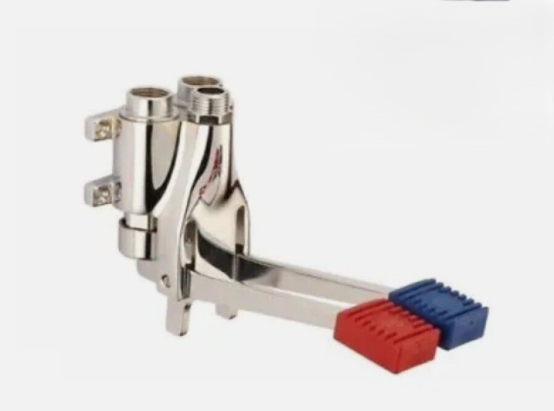 PB Pedal Line Grifo Mezclador de Doble Pedal Cromado para Montaje en Pared 1208969759