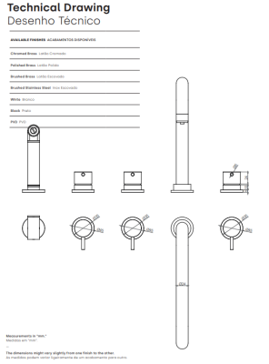 Waterevolution Flow 5-hole angled kitchen mixer tap with pull-out spray and filtered water connection brass T154HLE
