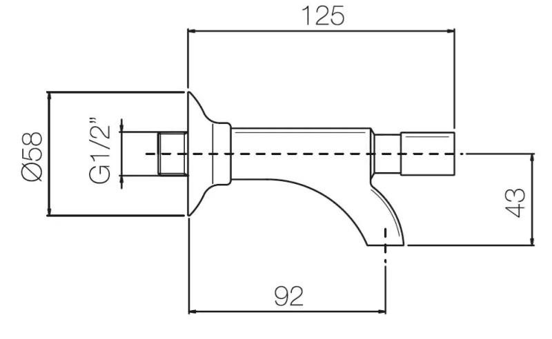 PB Garden Grifo con Botón Frontal 1208969796