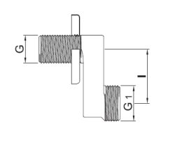 Acoplamiento en S de cromo PB Ajustable 80mm Excéntrico G 1/2” G1 3/4” 1208969851