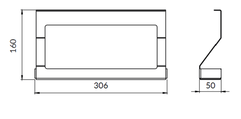 Epka Luxion Estante para Especias para Rieles de Cocina Metal Negro 1208969964