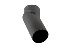 Lámpara de techo VIRGO, máx. 250V, 50/60Hz, 57x152mm, IP20, máx. 20W, Redonda, Negra