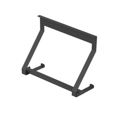 Epka Luxion Set Kitchen Rails 100 cm with Accessories Metal with Concealed Mounting Black 1208969984