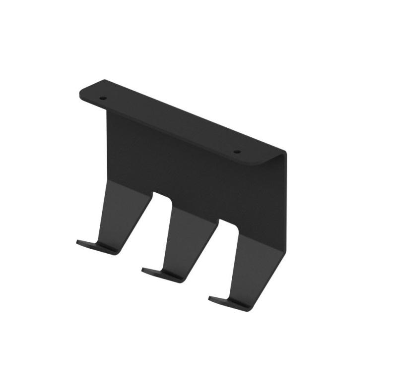 Epka Luxion Juego de Rieles de Cocina 80 cm con Accesorios de Metal con Fijación Oculta Negro 1208969994