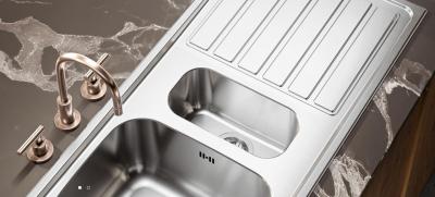 Centurio 100-50 Stainless Steel Banka Built-in Sink 100x50cm with Draining Area 1208970030