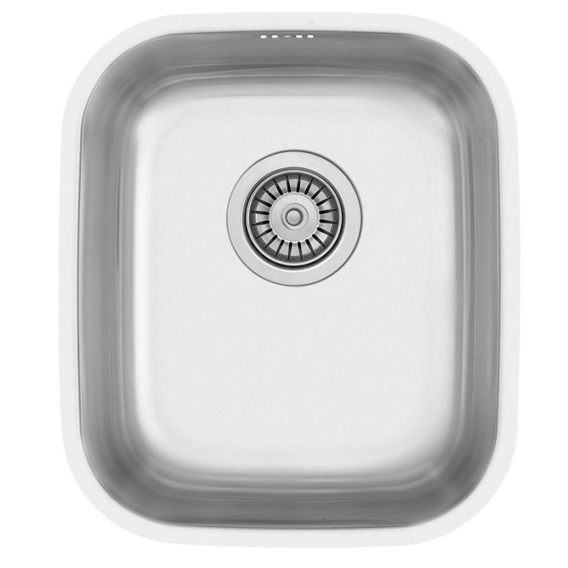 Fregadero de acero inoxidable Banka IB3440 34 x 40 cm bajo encimera 1208970046