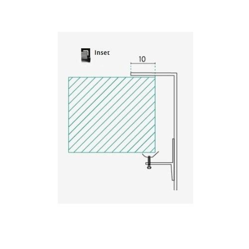 Fregadero de acero inoxidable Banka IB3440 34 x 40 cm Montaje superficial y empotrado 1208970047