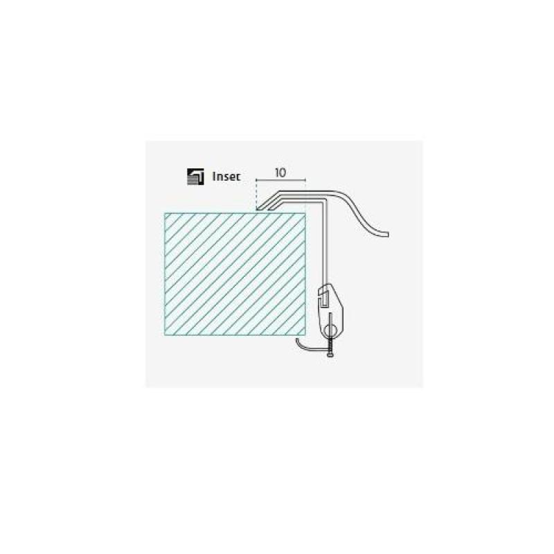 Fregadero doble de acero inoxidable Banka Princess sobre encimera 84x56 cm con orificio para grifo 1208970066.