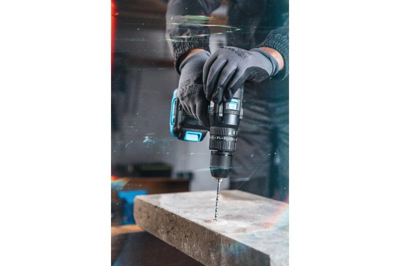 Högert taladro percutor inalámbrico sin escobillas de 18V para ladrillo, piedra, madera, metal y plástico.