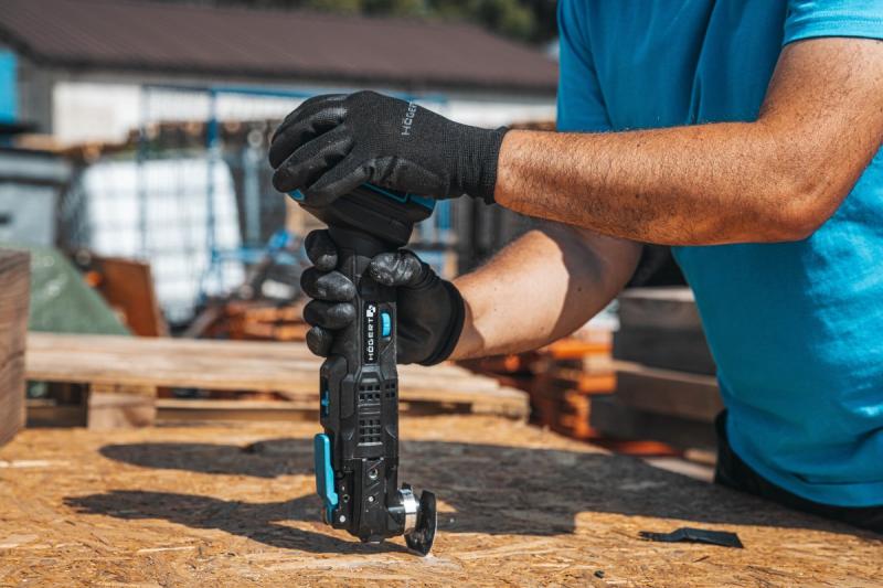 HÖGERT potente herramienta multifuncional inalámbrica, 18V, sin batería.