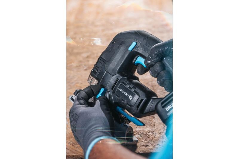 HÖGERT sierra de calar a batería, 18V, mango antivibración - sin batería.