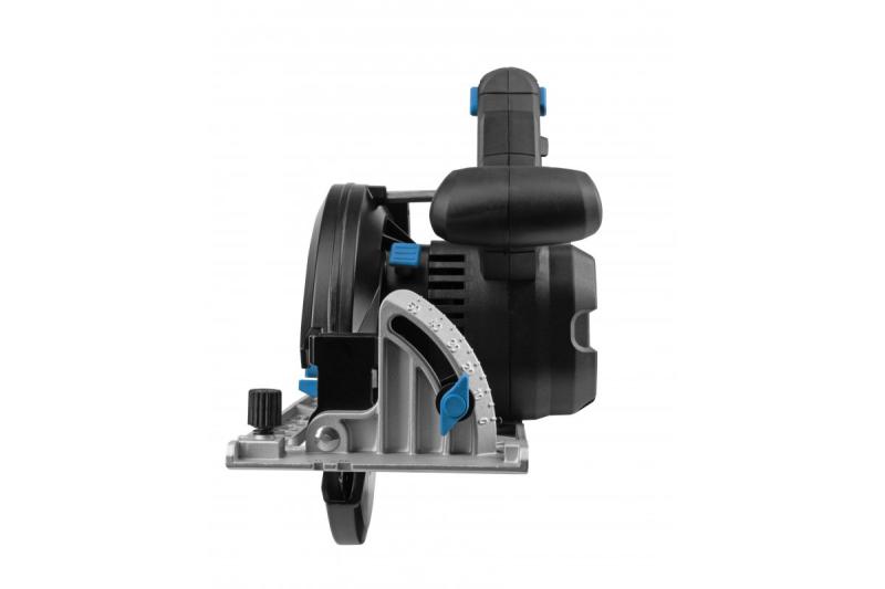 HÖGERT sierra circular a batería, 18V, sin batería, conexión para aspiradora.