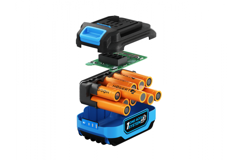 HÖGERT batería recargable 2 Ah 18 V