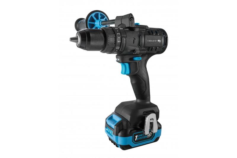 HÖGERT juego de llaves de impacto a batería 200 Nm 18V con motor sin escobillas.