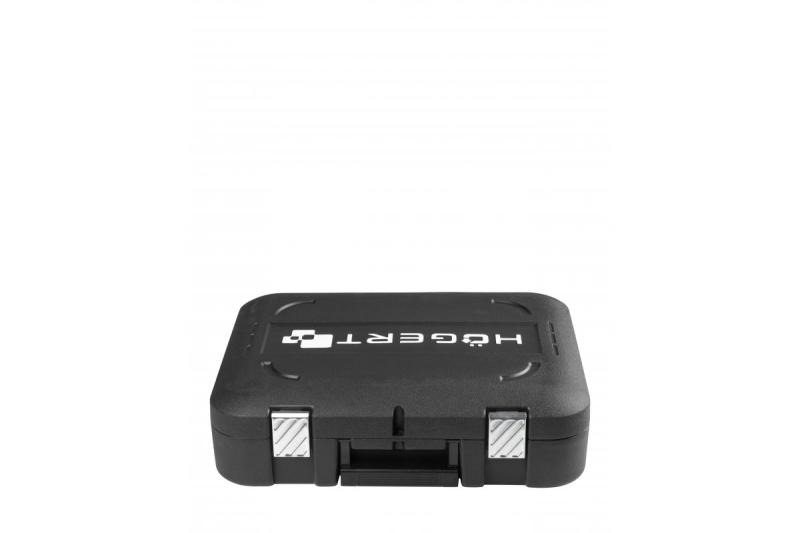 HÖGERT juego de llaves de impacto a batería 200 Nm 18V con motor sin escobillas.