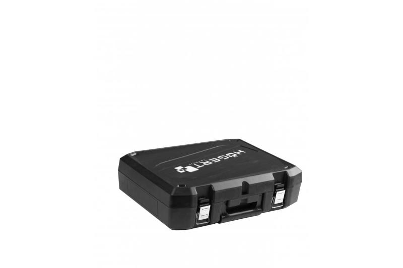 HÖGERT Amoladora angular inalámbrica con interruptor de paleta, 125MM, 18V - Set (batería, cargador, accesorios)