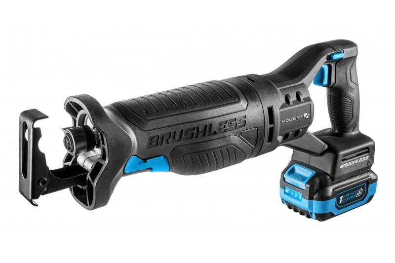 HÖGERT set de sierra recíproca a batería, 18V, sin escobillas, batería, cargador, accesorios