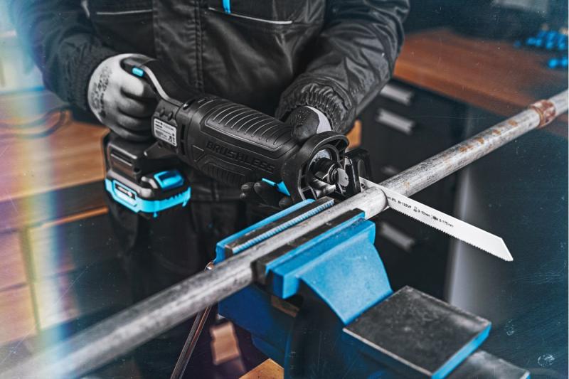 HÖGERT set de sierra recíproca a batería, 18V, sin escobillas, batería, cargador, accesorios