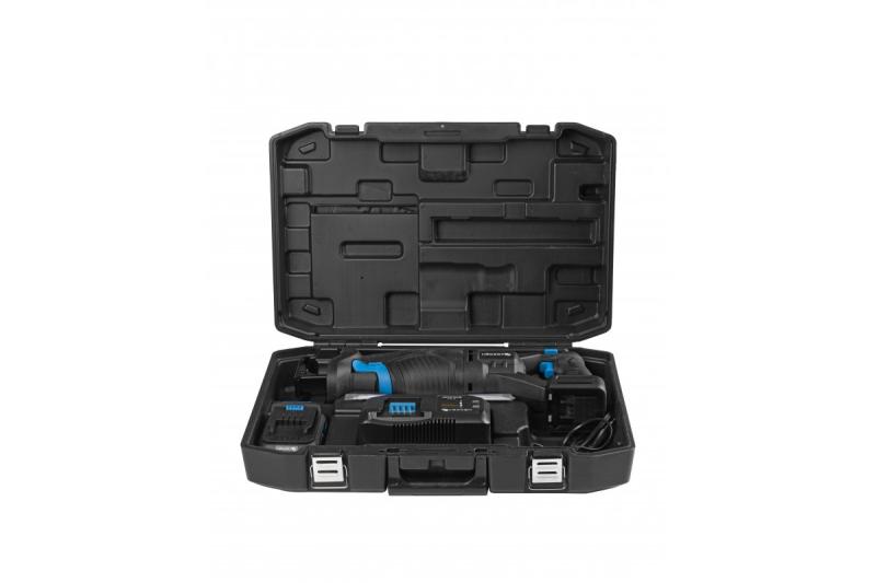 HÖGERT set de sierra recíproca a batería, 18V, sin escobillas, batería, cargador, accesorios
