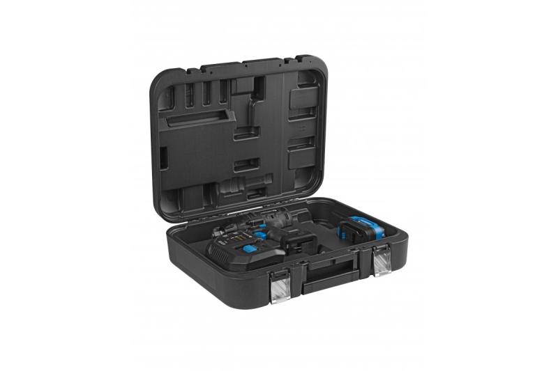 HÖGERT llave de impacto inalámbrica, sin escobillas, 18V, con batería, cargador.