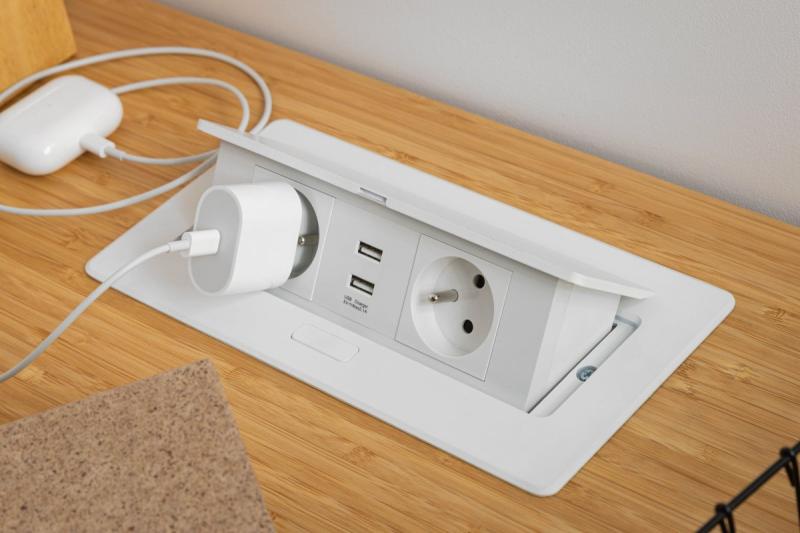 Módulo de enchufe suave y extensible.