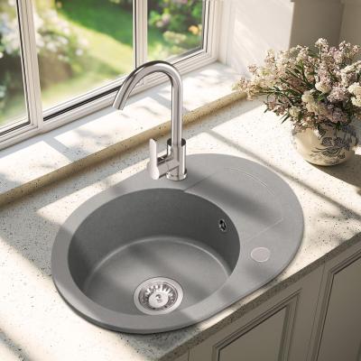 Graniteland Veritas Grifo de Cocina Cromo con Caño Giratorio 1208970677