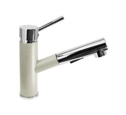 Grifo de cocina Graniteland Ceres Beige arena con salida extraíble y ducha de mano de doble función 1208970708