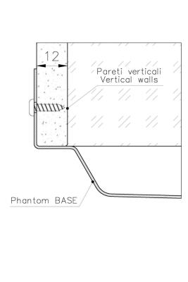 Foster Phantom Base placa inferior de acero inoxidable para encimera fregadero 50x40cm para empotrar en cerámica, piedra natural y superficie sólida grosor 12mm 1208970720.