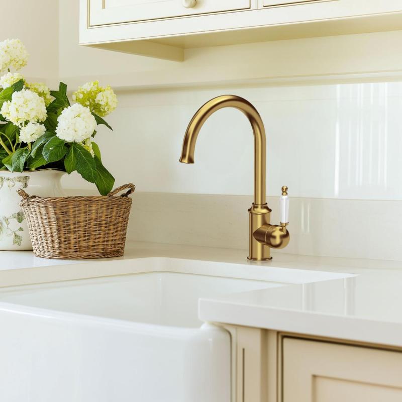 Ausmann Ceramic Mira Fregadero de Cerámica Blanco - Integrado y Semi-integrado 590 x 458 mm con tapón de acero inoxidable 1208970733.