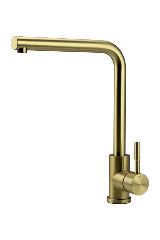 Pure.Sink Prestige Conjunto combinado Lavabo dorado de 50x40 cm con Grifo de cocina dorado 1208970764