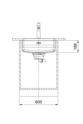 Franke Maris Quiet MQX 110.50 Stainless Steel Sink 50x40 cm Undermount 122.0694.477